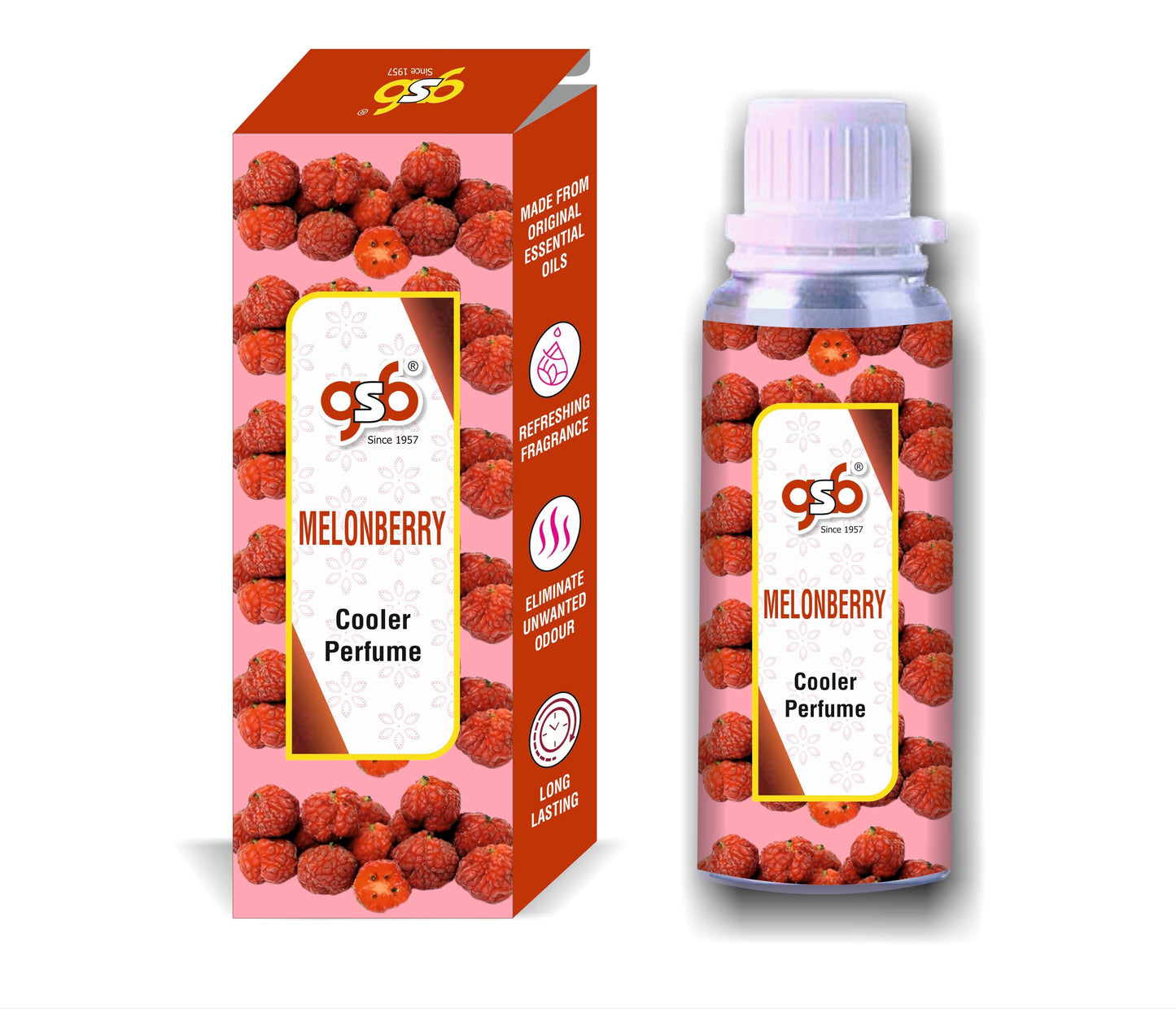 GSB Melonberry Cooler Perfume | Long Lasting | Alcohol Free | Cooler Spray | Cooler Attar | Cooler Essential Oil | Natural And Real Fragrance