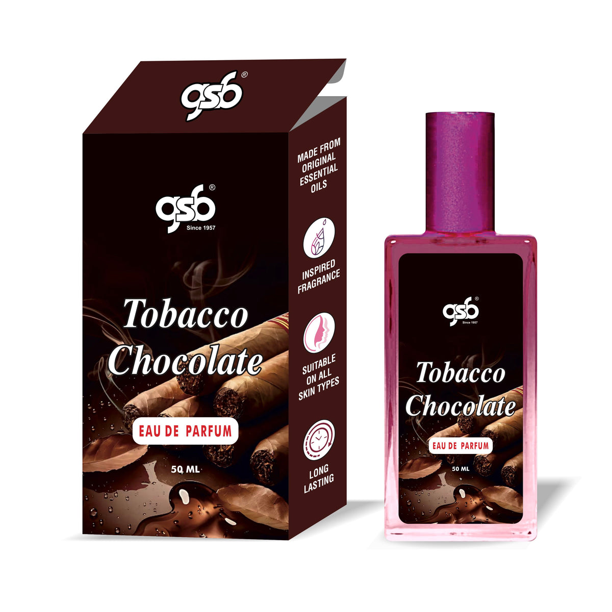 GSB Tobacco Chocolate Eau De Parfum Inspired From Fom Tord Tobacco Chocolate | Clone Fragrance | Designer EDP Spray For Men & Women | Long Lasting