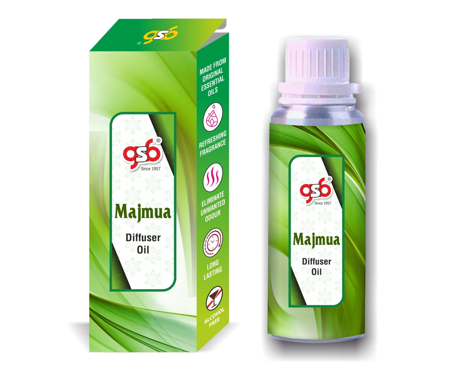 GSB Majmua Diffuser Oil | Used In Reed Diffuser, Candle Burner, Electric Diffuser, Humidifiers and Air Revitalizer | Aromatherapy Oil