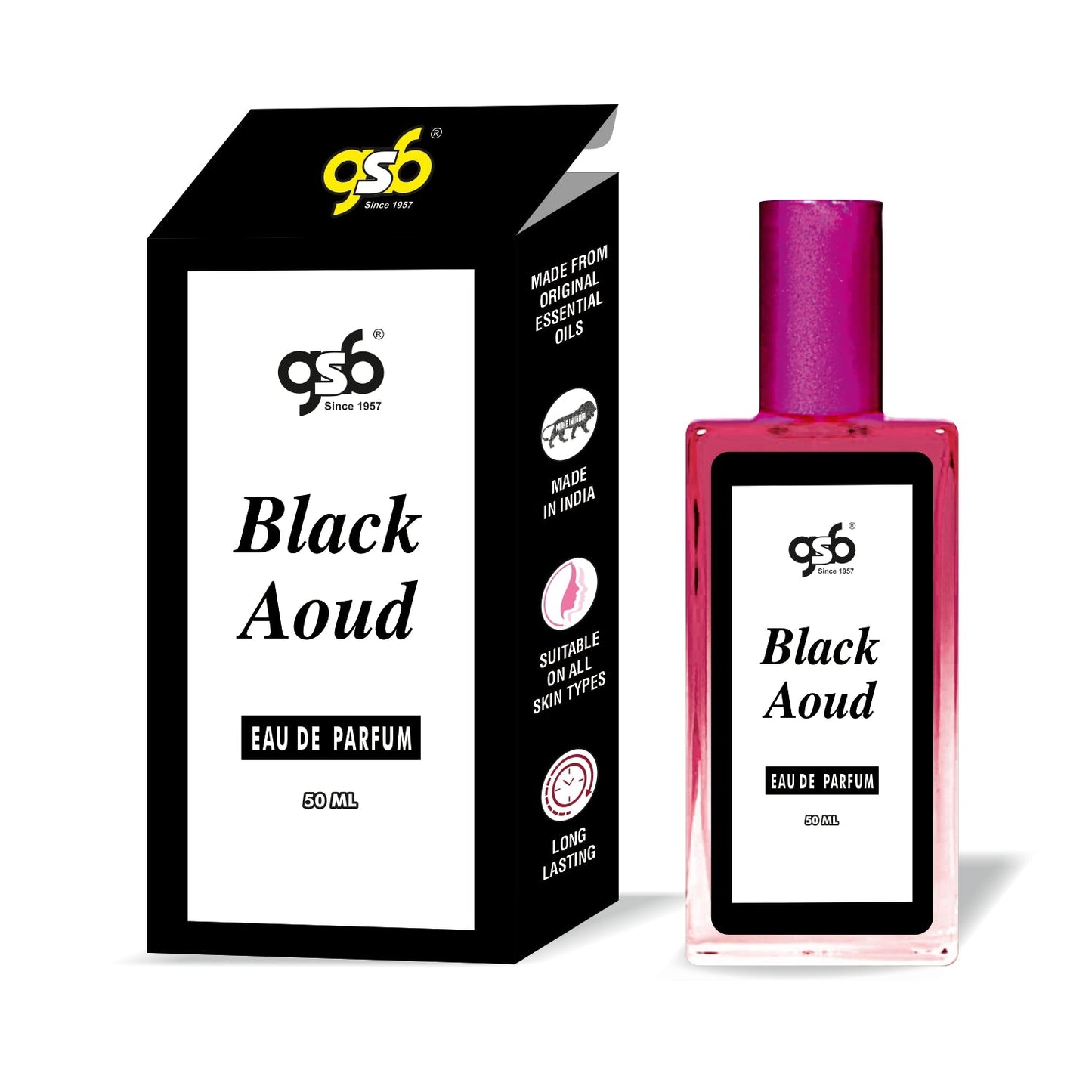 GSB Black Oudh Eau De Parfum Inspired From Montail Black Oudh | Clone Fragrance | Designer EDP Spray For Men & Women | Long Lasting
