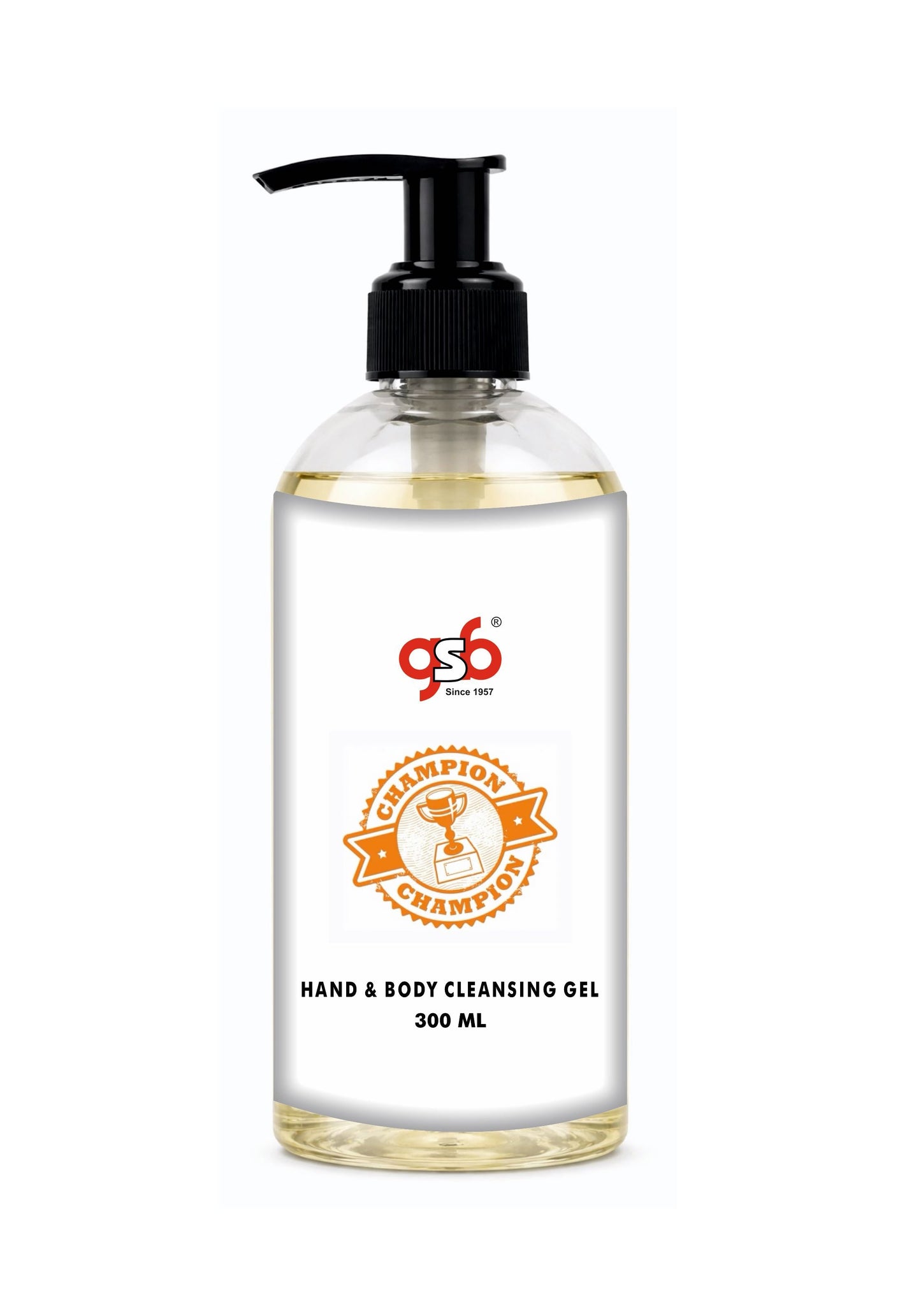GSB Champion Hand And Body Cleansing Gel Inspired From Davidonn Champion | Luxury Body Wash & Shower Gel With Long Lasting Aroma | No Parabens & Silicones | 300 ml