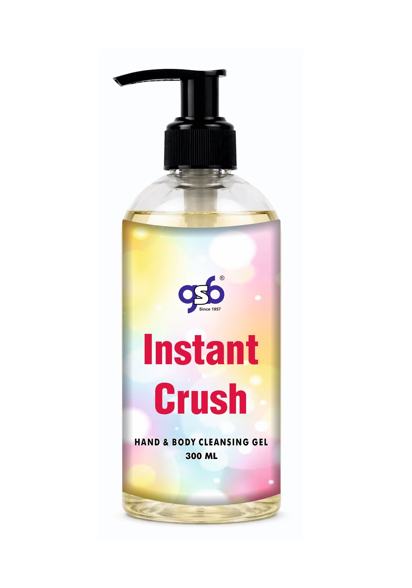 GSB Instant Crush Hand And Body Cleansing Gel Inspired From Manerca Instant Crush | Luxury Body Wash & Shower Gel With Long Lasting Aroma | No Parabens & Silicones | 300 ml