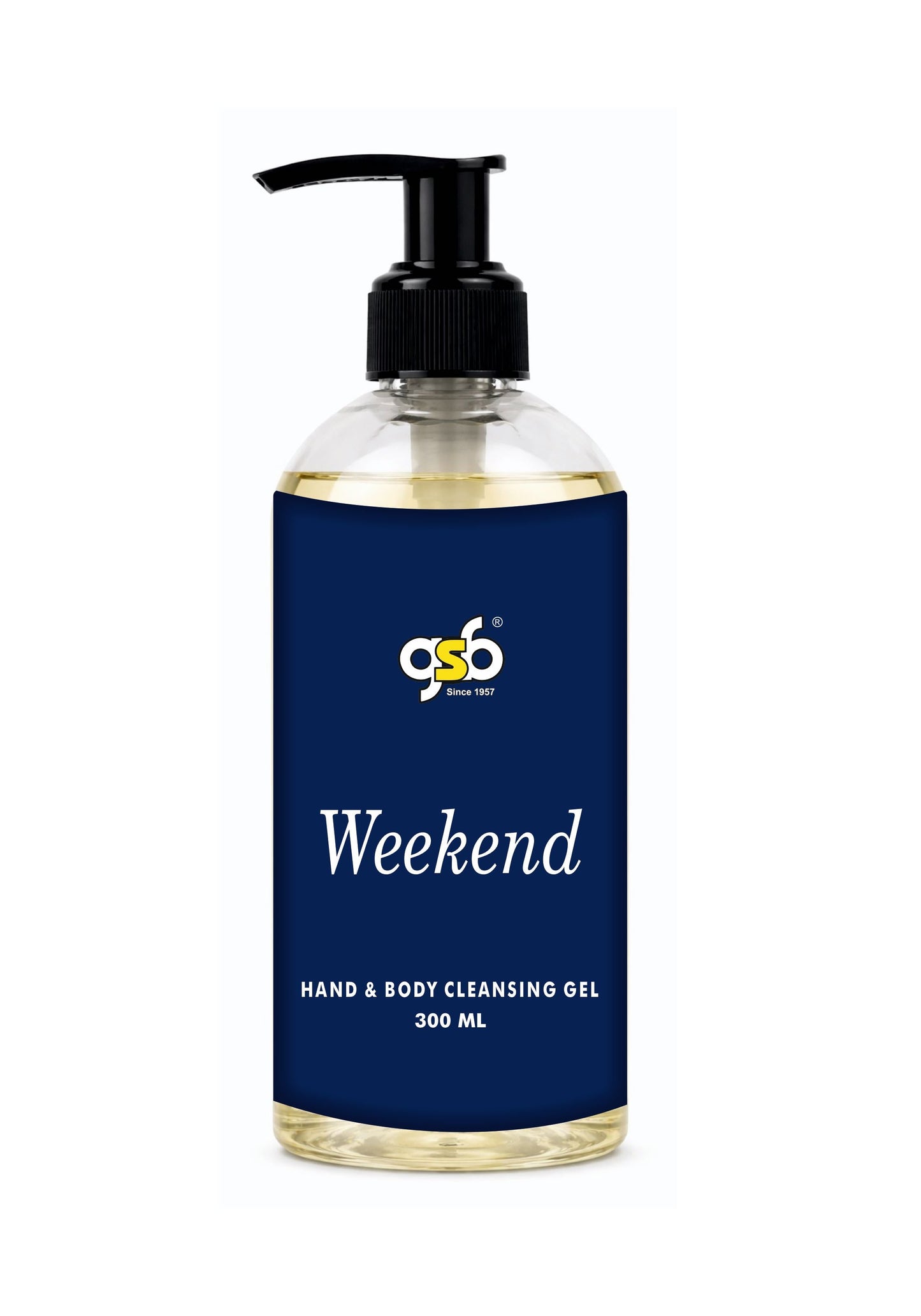 GSB Weekend Hand And Body Cleansing Gel Inspired From Weekend Broberry | Luxury Body Wash & Shower Gel With Long Lasting Aroma | No Parabens & Silicones | 300 ml