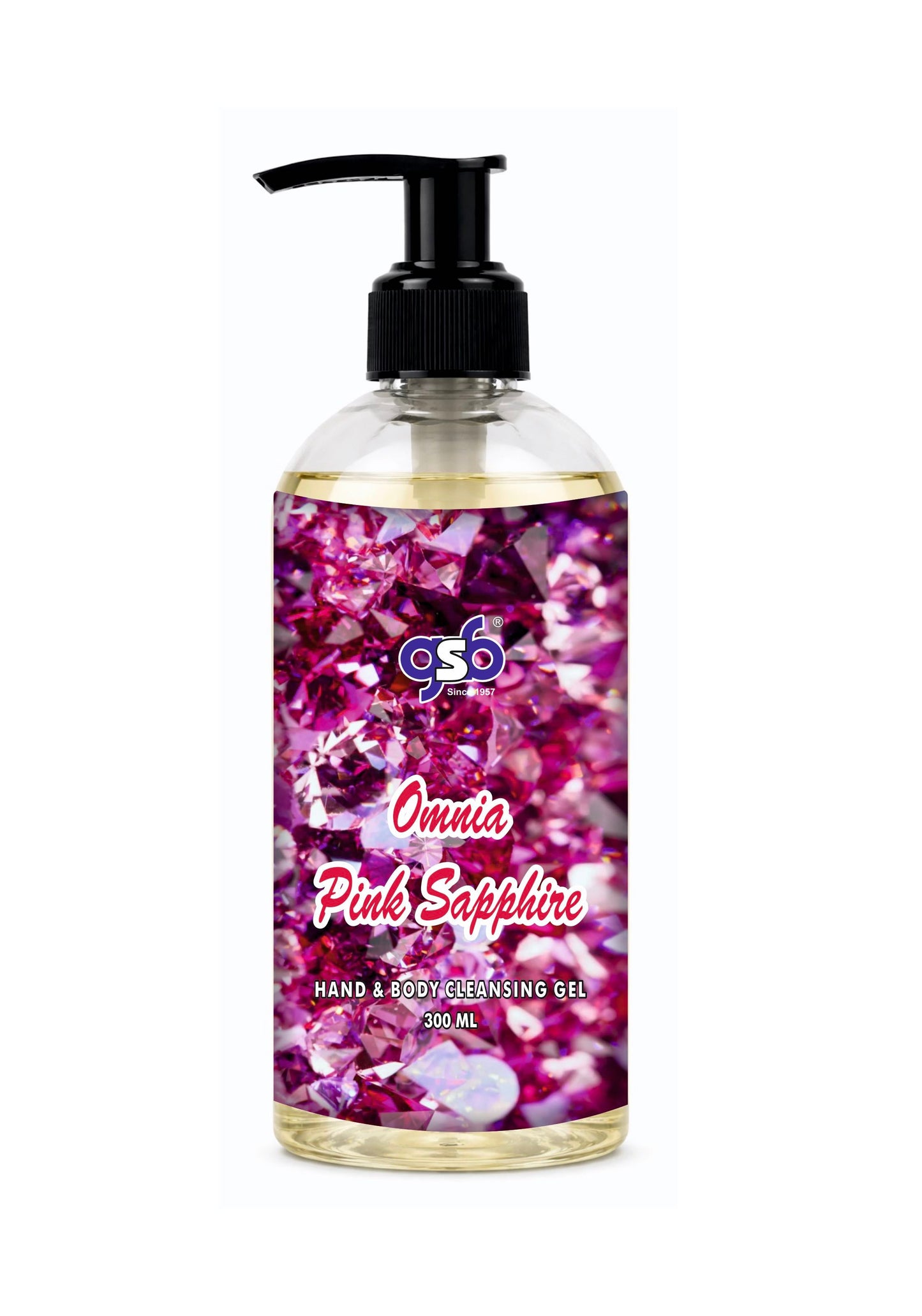 GSB Omnia Hand And Body Cleansing Gel Inspired From Omnia Pink Bulgri | Luxury Body Wash & Shower Gel With Long Lasting Aroma | No Parabens & Silicones | 300 ml