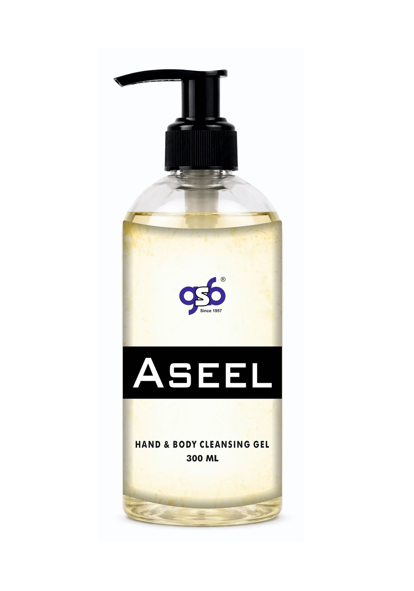 GSB Aseel Hand And Body Cleansing Gel | Luxury Body Wash & Shower Gel With Long Lasting Aroma | No Parabens & Silicones | Suitable for All Skin Types | 300 ml