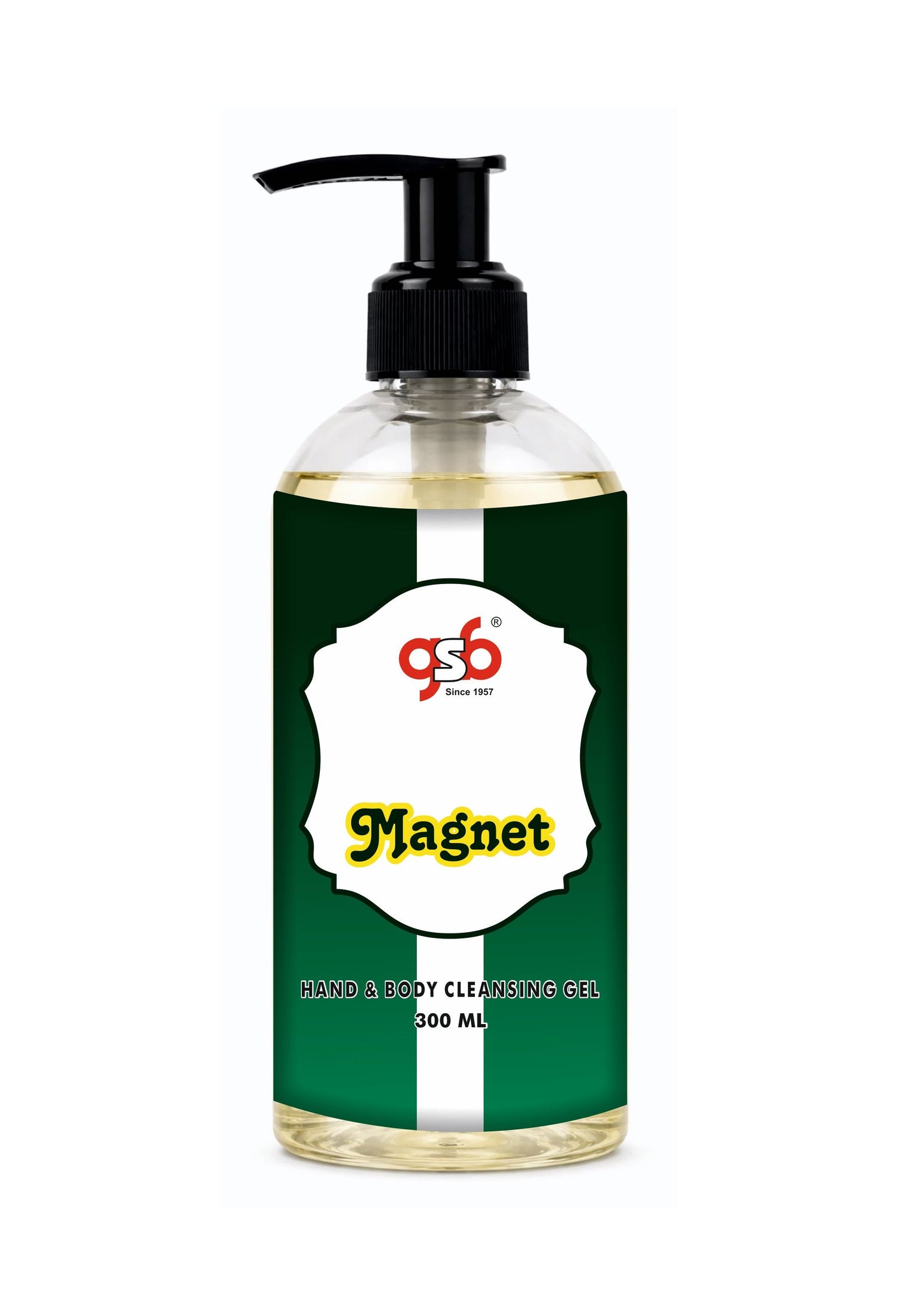 GSB Magnet Hand And Body Cleansing Gel | Luxury Body Wash & Shower Gel With Long Lasting Aroma | No Parabens & Silicones | Suitable for All Skin Types | 300 ml