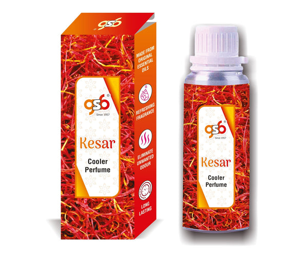 GSB Kesar Cooler Perfume | Long Lasting | Alcohol Free | Cooler Spray | Cooler Attar | Cooler Essential Oil | Natural And Real Fragrance