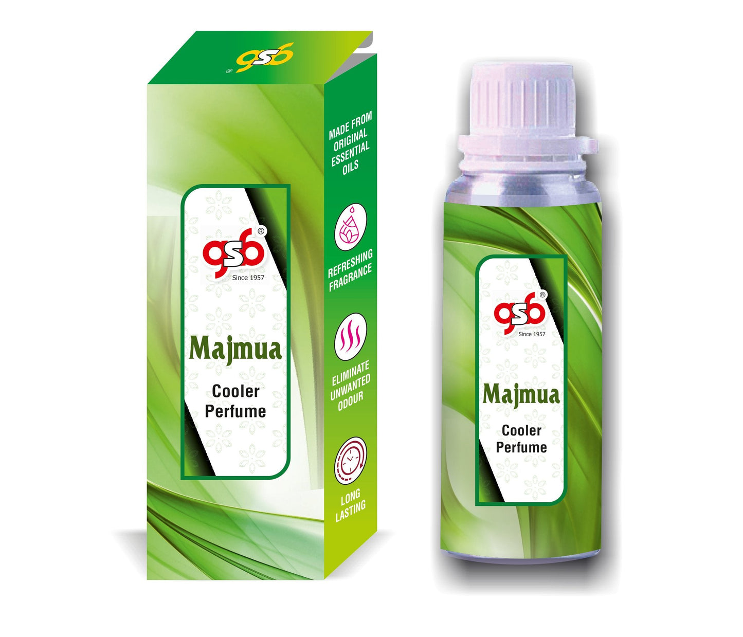 GSB Majmua Cooler Perfume | Long Lasting | Alcohol Free | Cooler Spray | Cooler Attar | Cooler Essential Oil | Natural And Real Fragrance