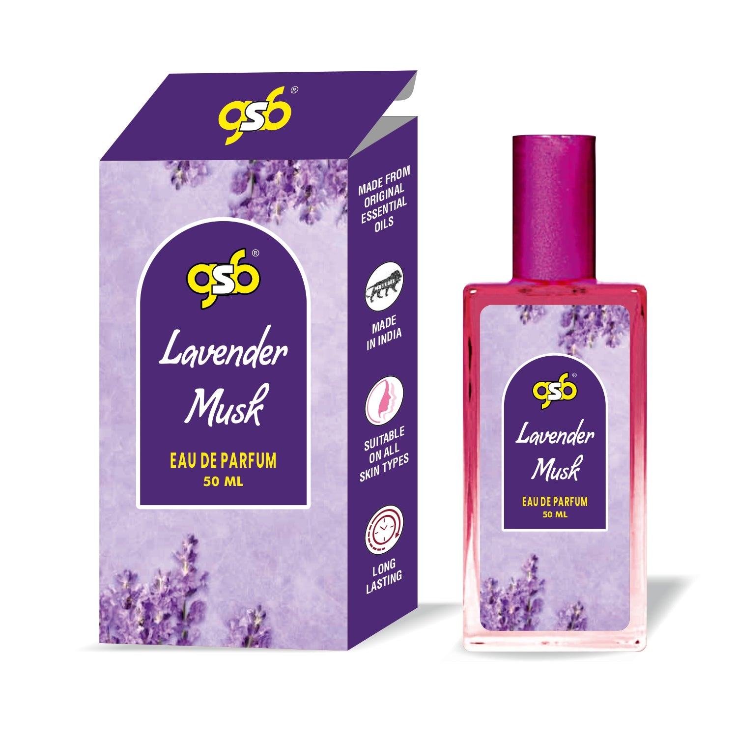 GSB Lavender Musk Eau De Parfum EDP Spray For Men Women
