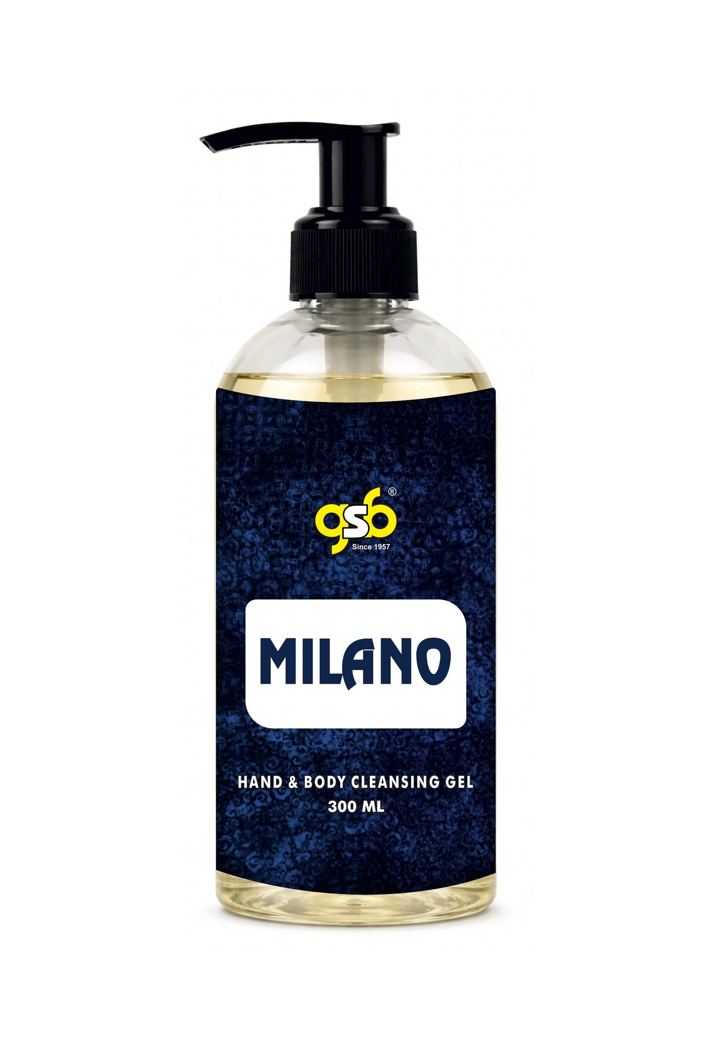 GSB Milano Hand And Body Cleansing Gel Inspired From Parda Milano | Luxury Body Wash & Shower Gel With Long Lasting Aroma | No Parabens & Silicones | 300 ml