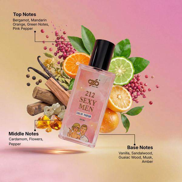 GSB 212 Sexy Eau De Parfum Inspired From Craolina Hrrera 212 Sexy - 2