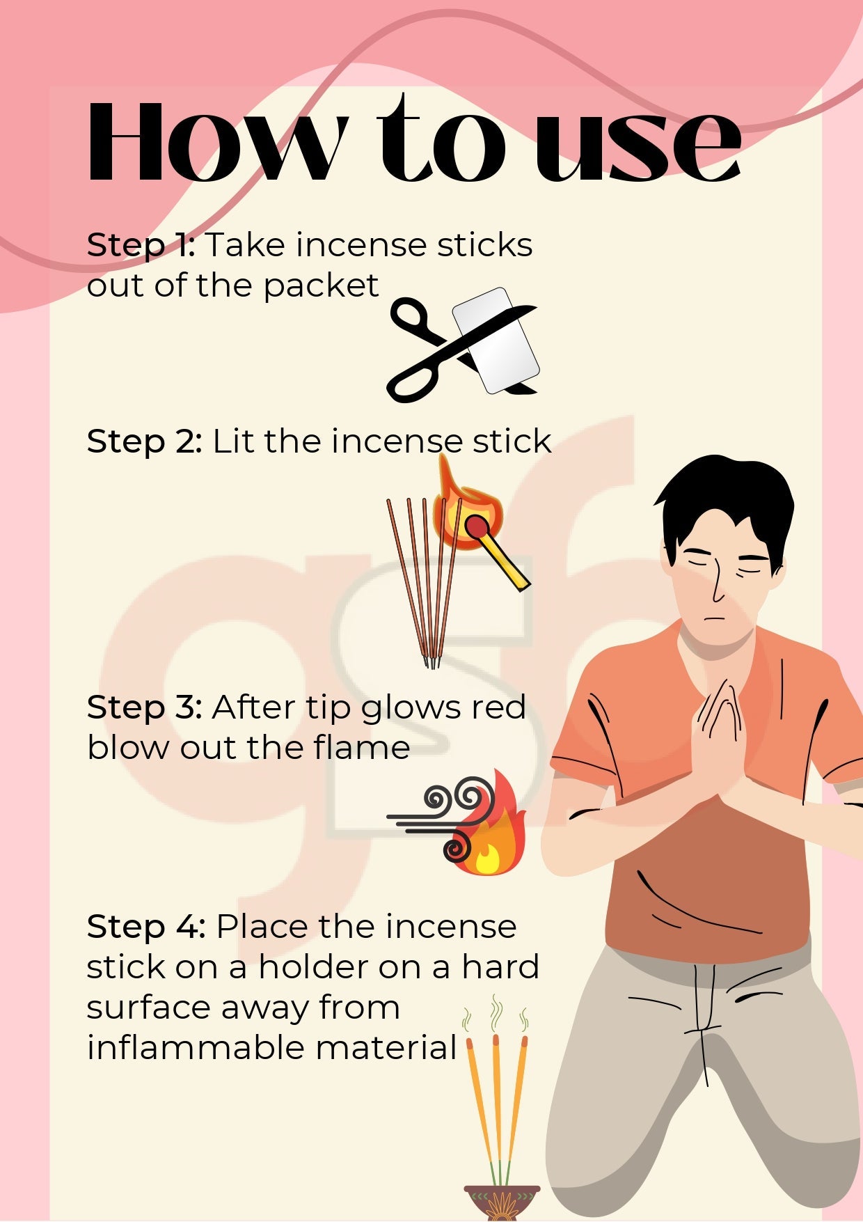 GSB Heena Premium Incense Sticks | Agarbatti | Made with Natural Essential Oil
