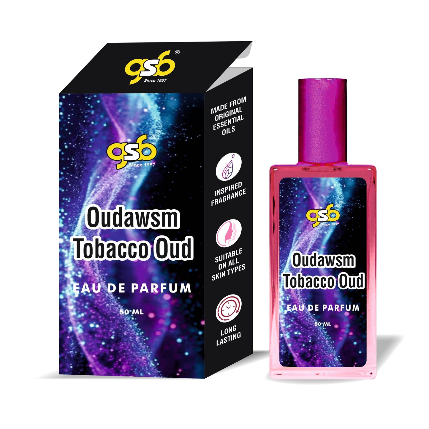 GSB Oudawsm Tobacco Oud Eau De Parfum Inspired From Kyali Tobacco Oud | Clone Fragrance | Designer EDP Spray For Men & Women | Long Lasting