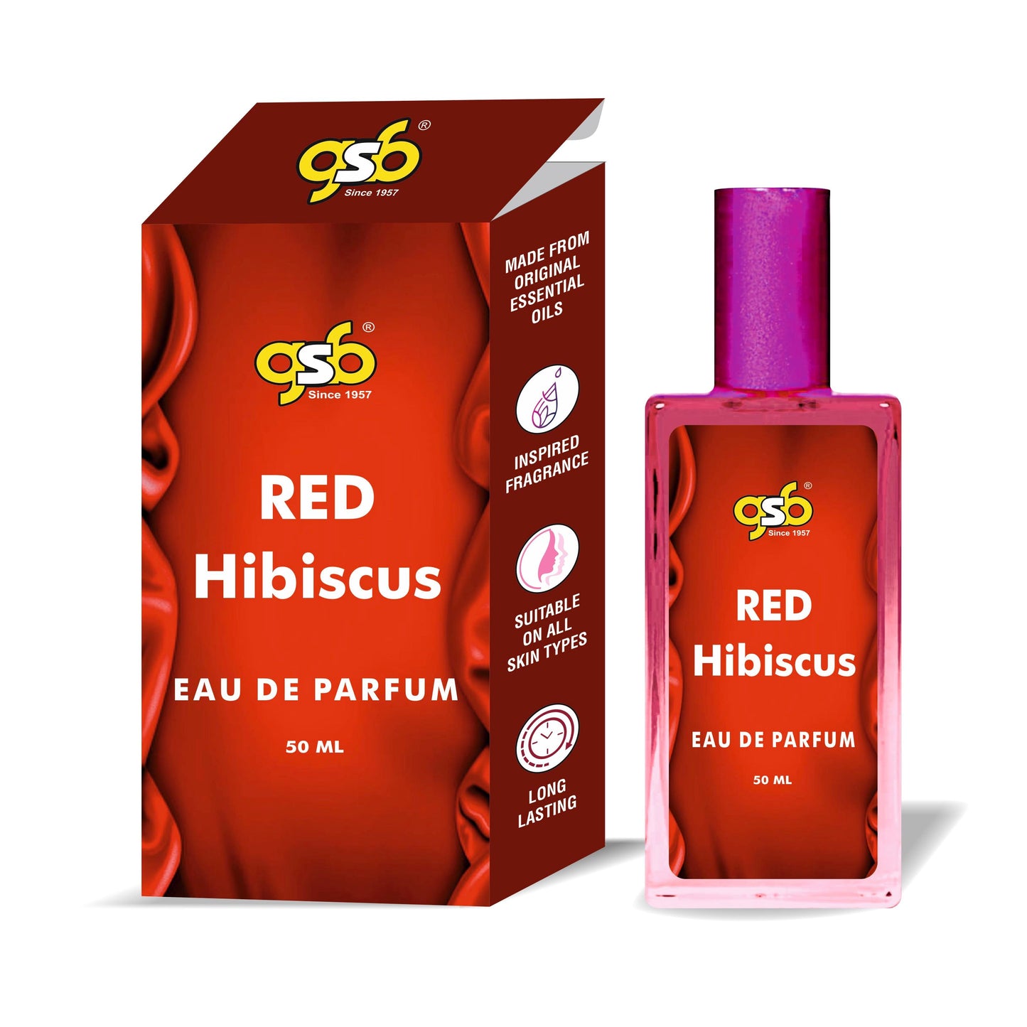 GSB Red Hibiscus Eau De Parfum Inspired From Ja Milan Red Hibiscus | Clone Fragrance | Designer EDP Spray For Men & Women | Long Lasting