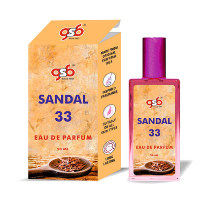 GSB Sandal 33 Eau De Parfum Inspired From Sandal 33 Lo Labe | Clone Fragrance | Designer EDP Spray For Men & Women | Long Lasting