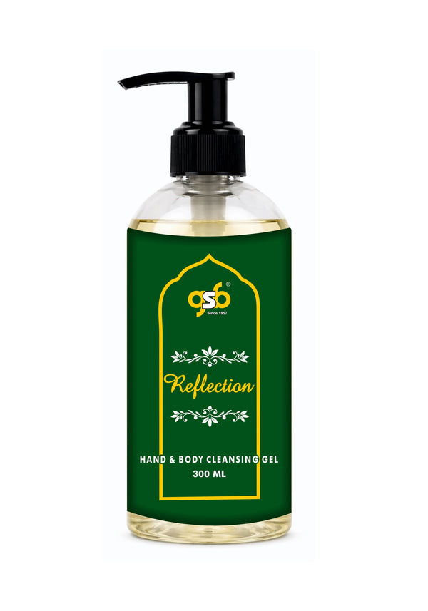 GSB Reflection Hand And Body Cleansing Gel Inspired From Amage Reflection | Luxury Body Wash & Shower Gel With Long Lasting Aroma | No Parabens & Silicones | 300 ml
