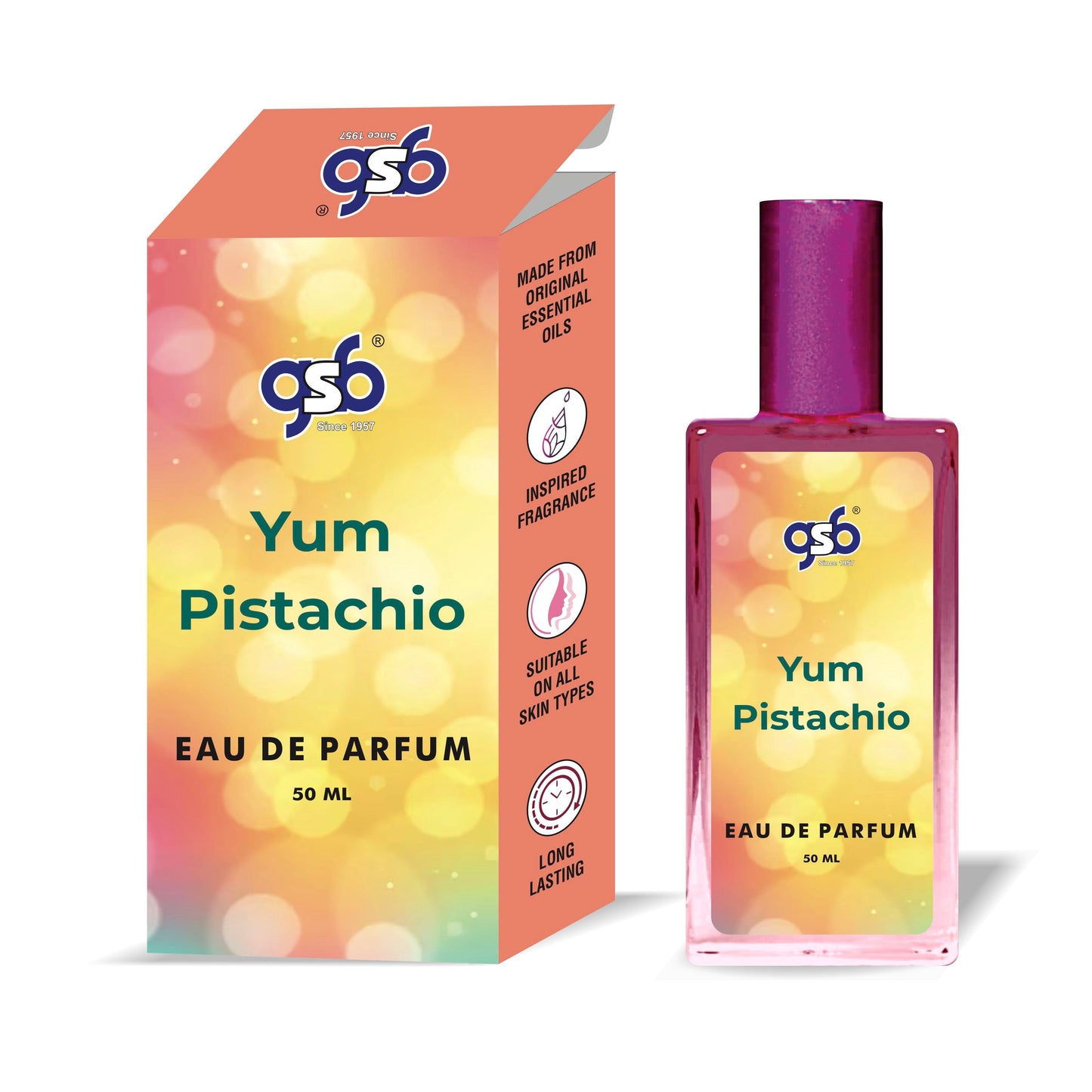 GSB Yum Pistachio Eau De Parfum Inspired From Kyali Yum Pistachio | Clone Fragrance | Designer EDP Spray For Men & Women | Long Lasting