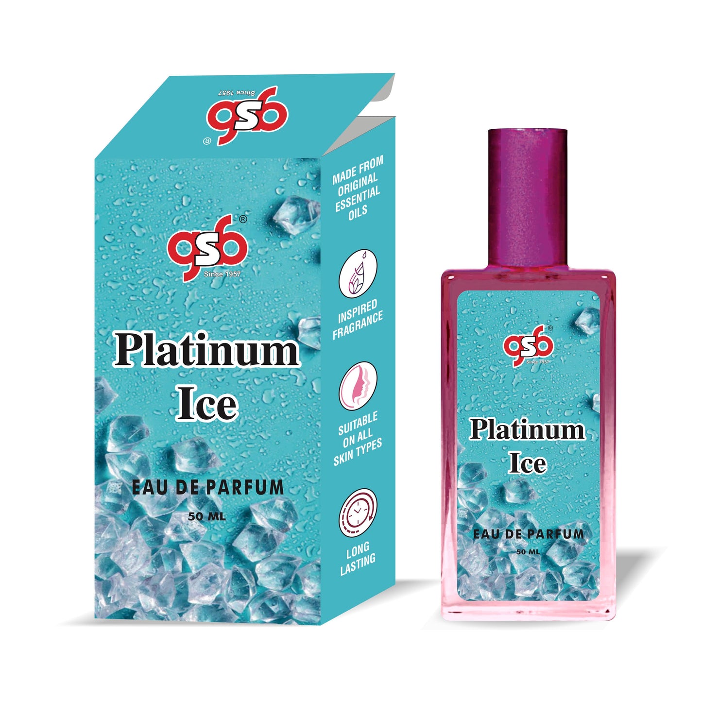 GSB Platinum Ice Eau De Parfum Inspired From Vitorcia Secret Platinum Ice | Clone Fragrance | Designer EDP Spray For Men & Women | Long Lasting