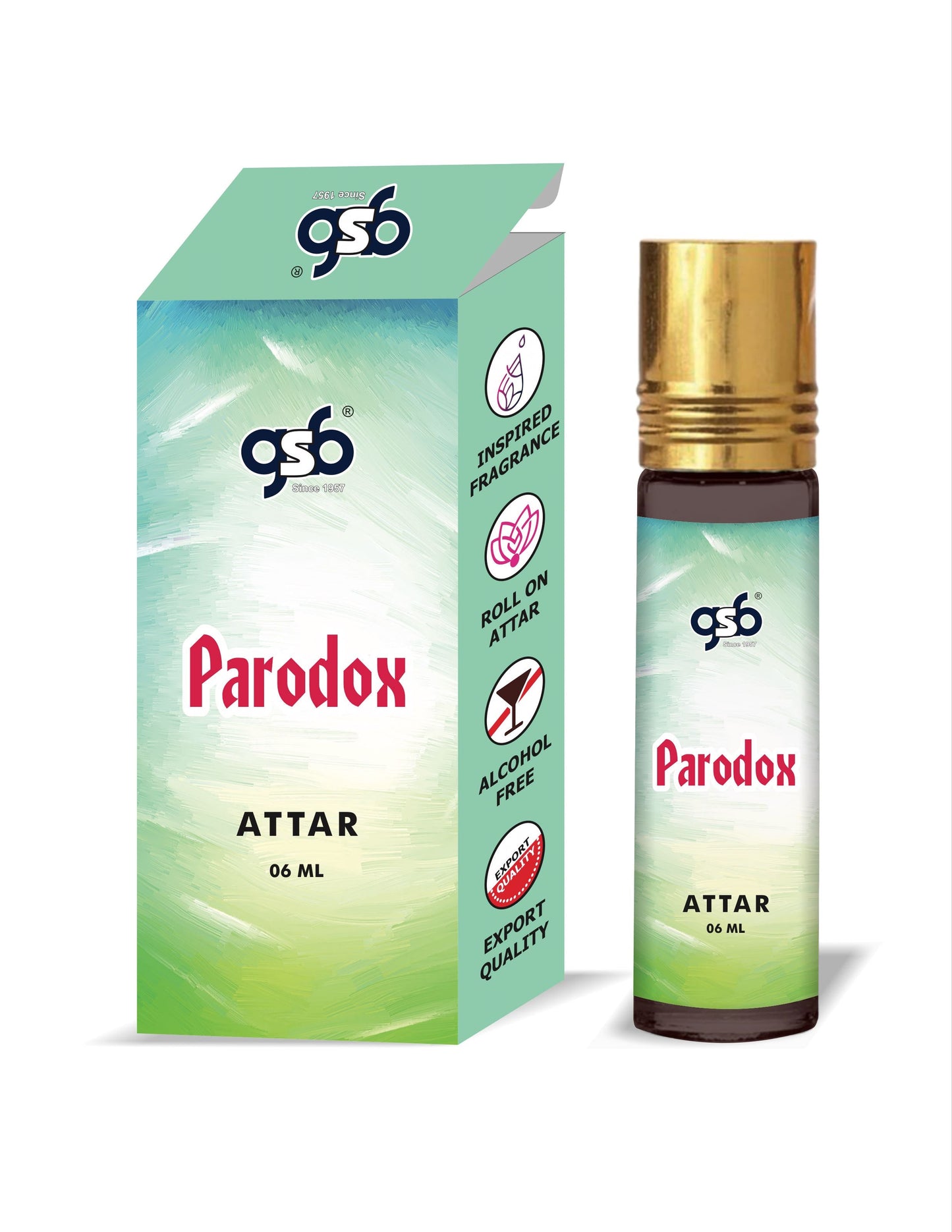 GSB Paradox Attar Inspired From Parda Paradox | Clone Fragrance | Perfume Roll On | Alcohol Free | Long Lasting | Unisex