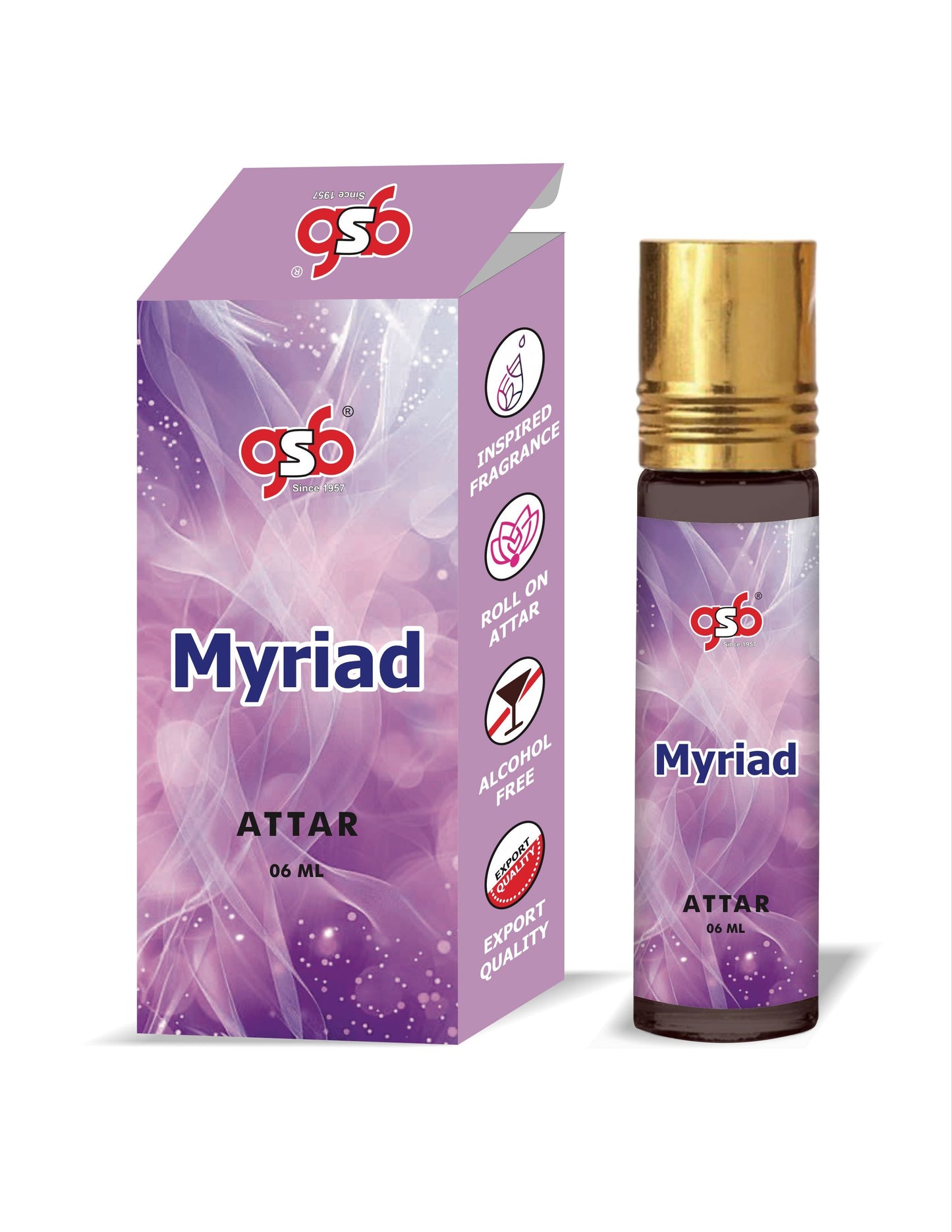 GSB Myriad Attar Inspired From Vouis Luitton Myriad | Clone Fragrance | Perfume Roll On | Alcohol Free | Long Lasting | Unisex
