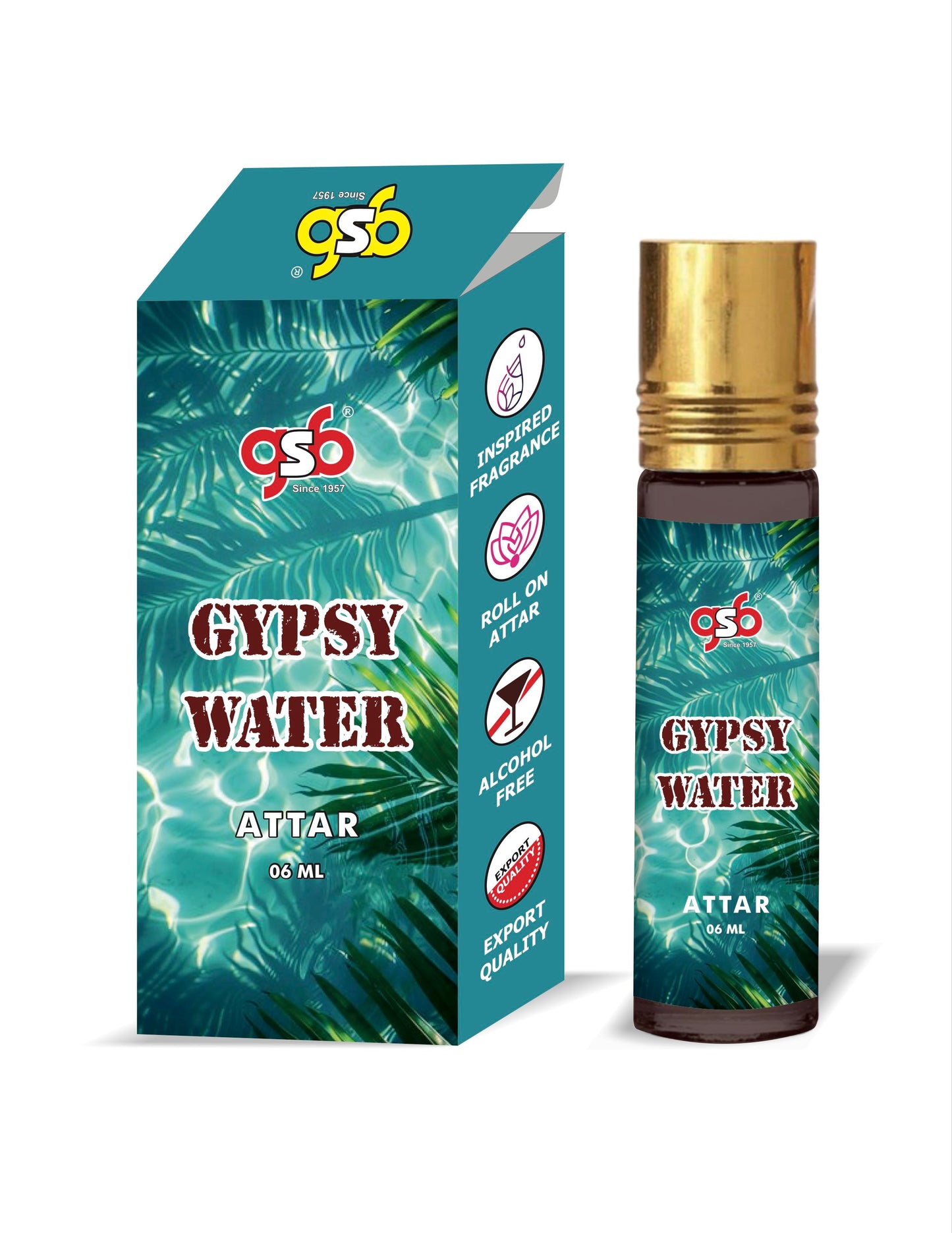 GSB Gypsy Water Attar Inspired From Bydero Gypsy Water | Clone Fragrance | Perfume Roll On | Alcohol Free | Long Lasting | Unisex