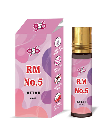 GSB RM No. 5 Attar Inspired From Rosedo Matu RM No. 5 | Clone Fragrance | Perfume Roll On | Alcohol Free | Long Lasting | Unisex
