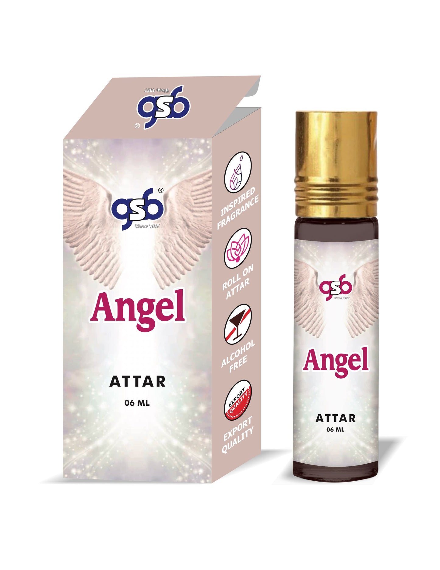 GSB Angel Attar Inspired From Mugelr Angel | Clone Fragrance | Perfume Roll On | Alcohol Free | Long Lasting | Unisex