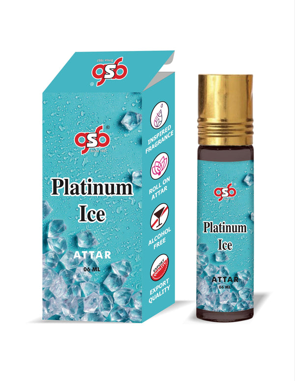 GSB Platinum Ice Attar Inspired From Vitorcia Secret Platinum Ice | Clone Fragrance | Perfume Roll On | Alcohol Free | Long Lasting | Unisex
