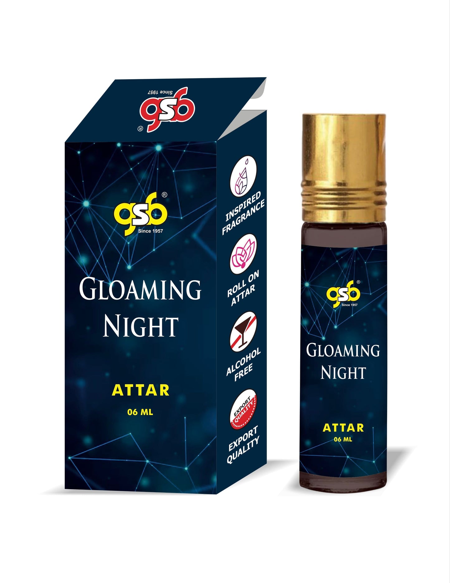 GSB Gloaming Night Attar Inspired From Gcci Gloaming Night | Clone Fragrance | Perfume Roll On | Alcohol Free | Long Lasting | Unisex