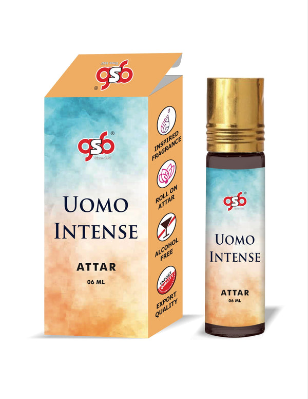 GSB Uomo Intense Attar Inspired From Valentine Uomo Intense | Clone Fragrance | Perfume Roll On | Alcohol Free | Long Lasting | Unisex