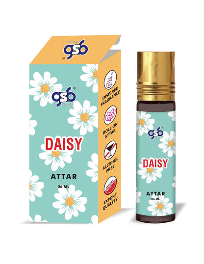 GSB Daisy Attar Inspired From Mark Jaco Daisy | Clone Fragrance | Perfume Roll On | Alcohol Free | Long Lasting | Unisex