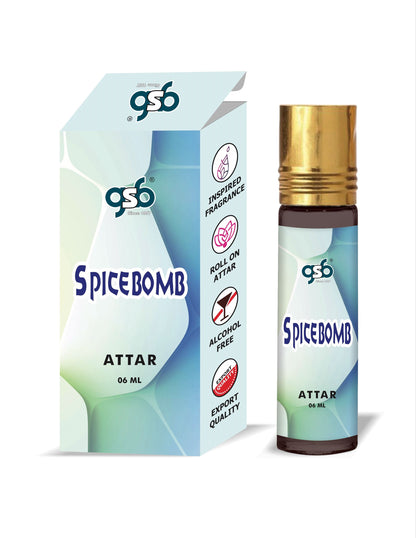 GSB Spicebomb Attar Inspired From Victor Ralf Spicebomb | Clone Fragrance | Perfume Roll On | Alcohol Free | Long Lasting | Unisex