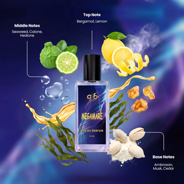 GSB Megamare Eau De Parfum Inspired From Otro Pasiri Megamare | Clone Fragrance | Designer EDP Spray For Men & Women | Long Lasting