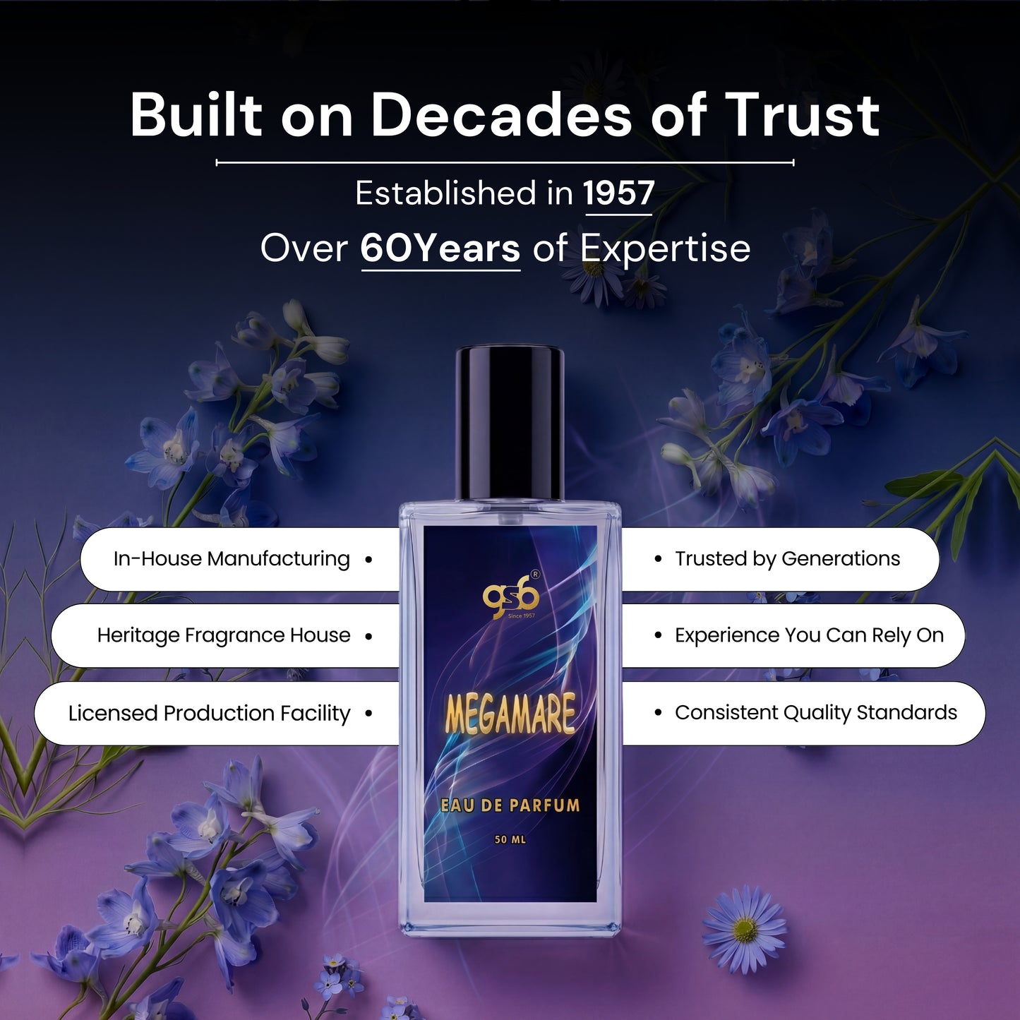 GSB Megamare Eau De Parfum Inspired From Otro Pasiri Megamare | Clone Fragrance | Designer EDP Spray For Men & Women | Long Lasting