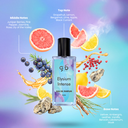 GSB Elysium Intense Eau De Parfum Inspired From Roza Elysium | Clone Fragrance | Designer EDP Spray For Men & Women | Long Lasting