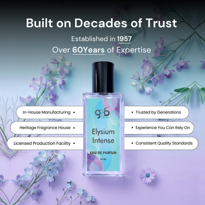 GSB Elysium Intense Eau De Parfum Inspired From Roza Elysium | Clone Fragrance | Designer EDP Spray For Men & Women | Long Lasting