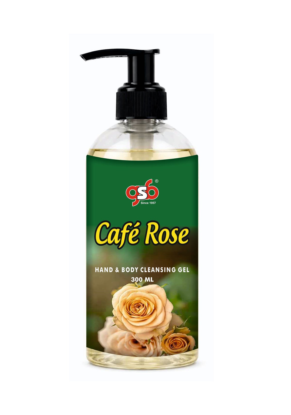 GSB Cafe Rose Hand And Body Cleansing Gel Inspired From Tord Fom Café Rose | Luxury Body Wash & Shower Gel With Long Lasting Aroma | No Parabens & Silicones | 300 ml