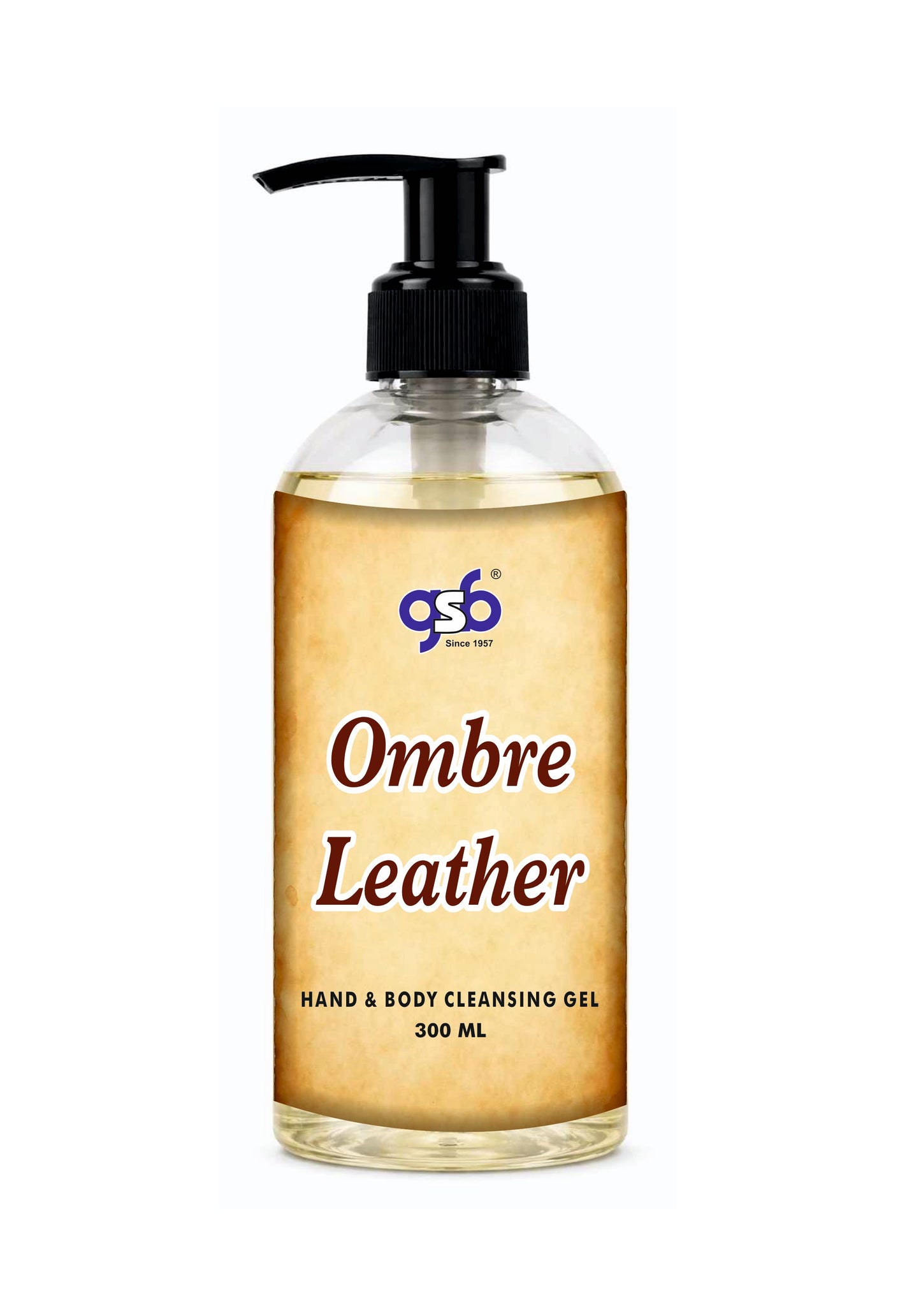 GSB Ombre Leather Hand And Body Cleansing Gel Inspired From Tord Fom Ombre Leather | Luxury Body Wash & Shower Gel With Long Lasting Aroma | No Parabens & Silicones | 300 ml