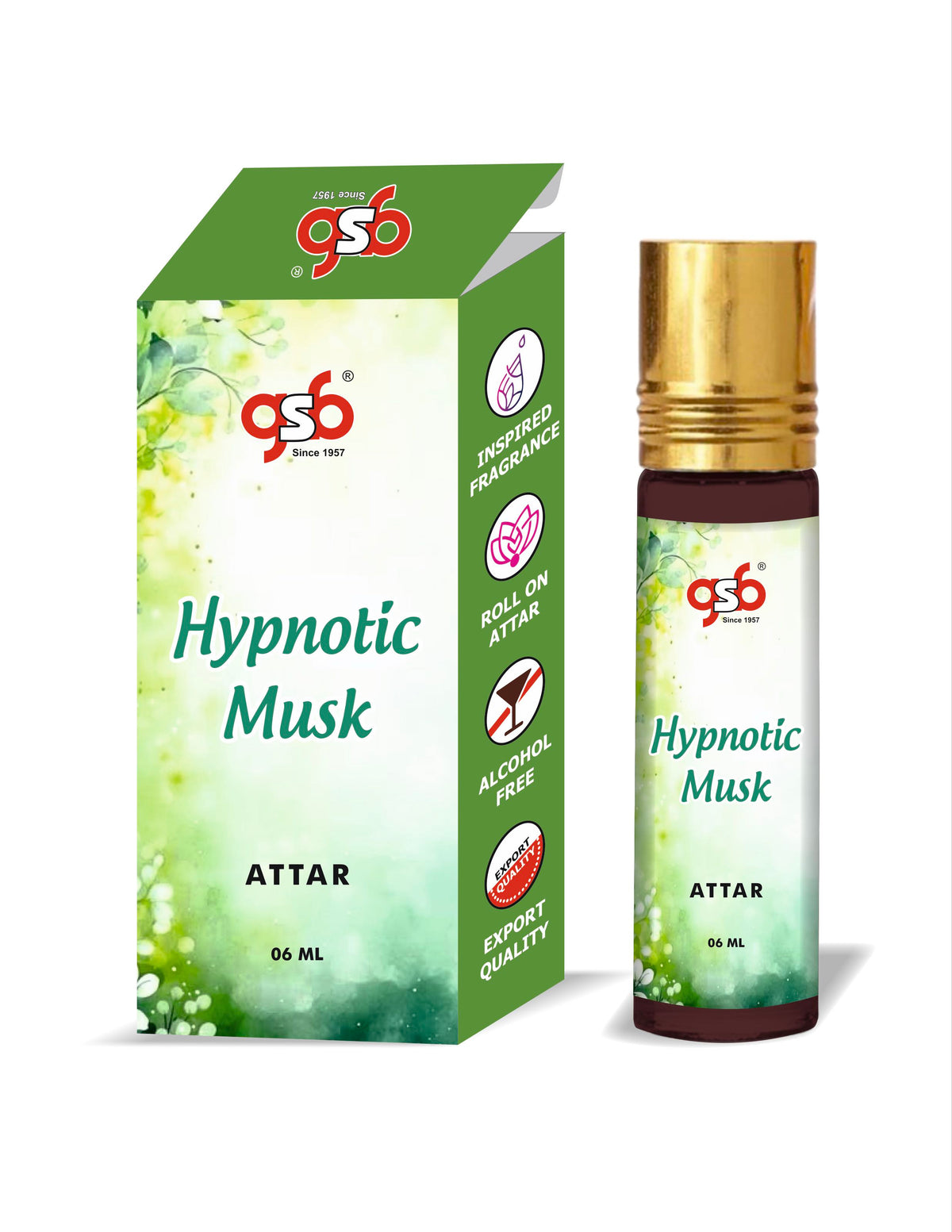 GSB Hypnotic Musk Attar Inspired From M. Micfella Hypnotic Musk | Clone Fragrance | Perfume Roll On | Alcohol Free | Long Lasting | Unisex