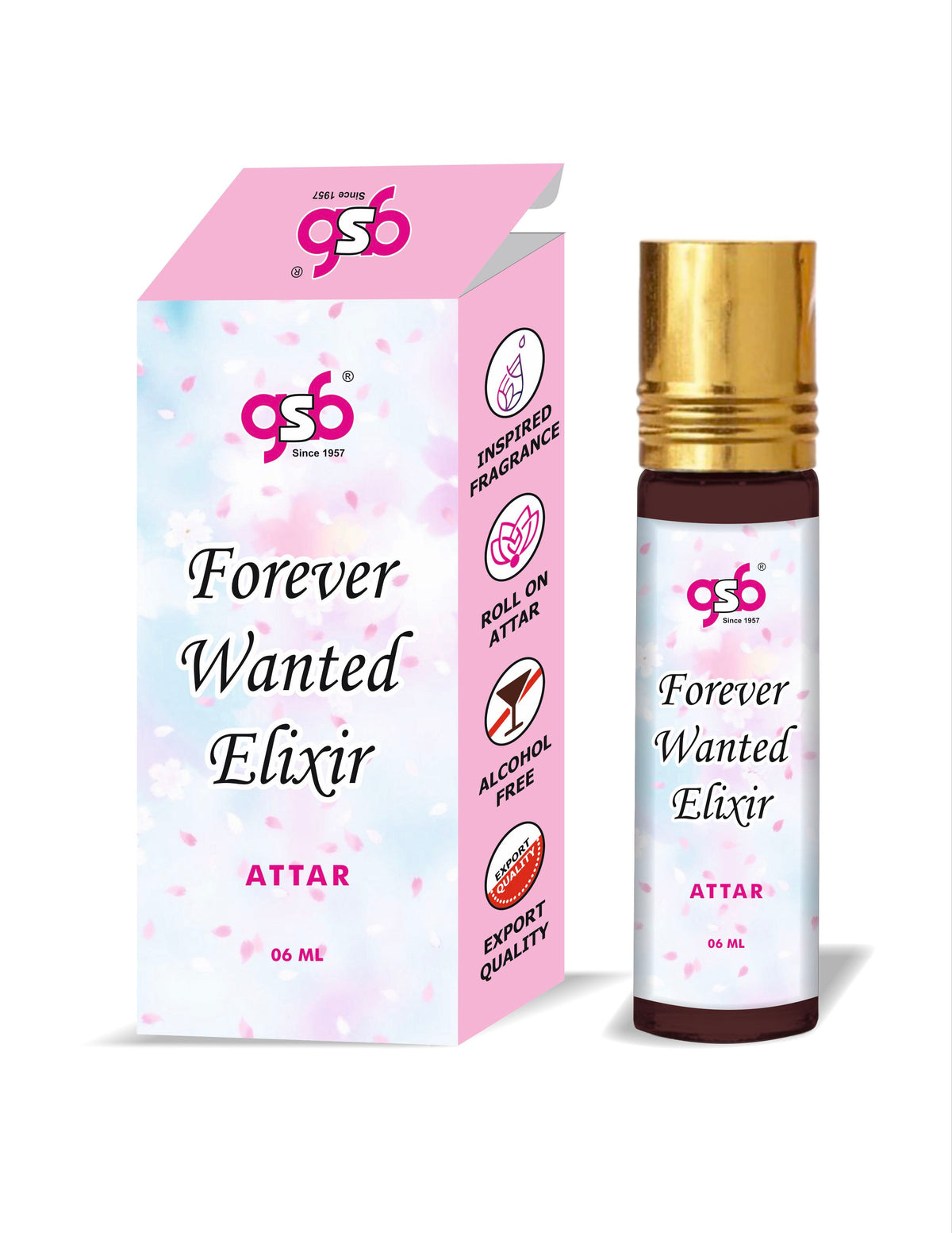 GSB Forever Wanted Elixir Attar Inspired From Azzora Forever Wanted Elixir | Clone Fragrance | Perfume Roll On | Alcohol Free | Long Lasting | Unisex