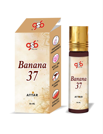 GSB Banana 37 Attar Inspired From Kyali Banana 37 | Clone Fragrance | Perfume Roll On | Alcohol Free | Long Lasting | Unisex