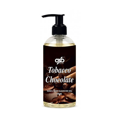 GSB Tobacco Chocolate Hand And Body Cleansing Gel Inspired From Fom Tord Tobacco Chocolate | Luxury Body Wash & Shower Gel With Long Lasting Aroma | No Parabens & Silicones | 300 ml