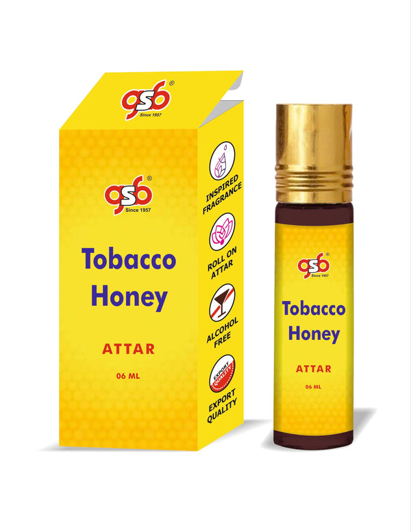 GSB Tobacco Honey Attar Inspired From Gurlain Tobacco Honey | Clone Fragrance | Perfume Roll On | Alcohol Free | Long Lasting | Unisex