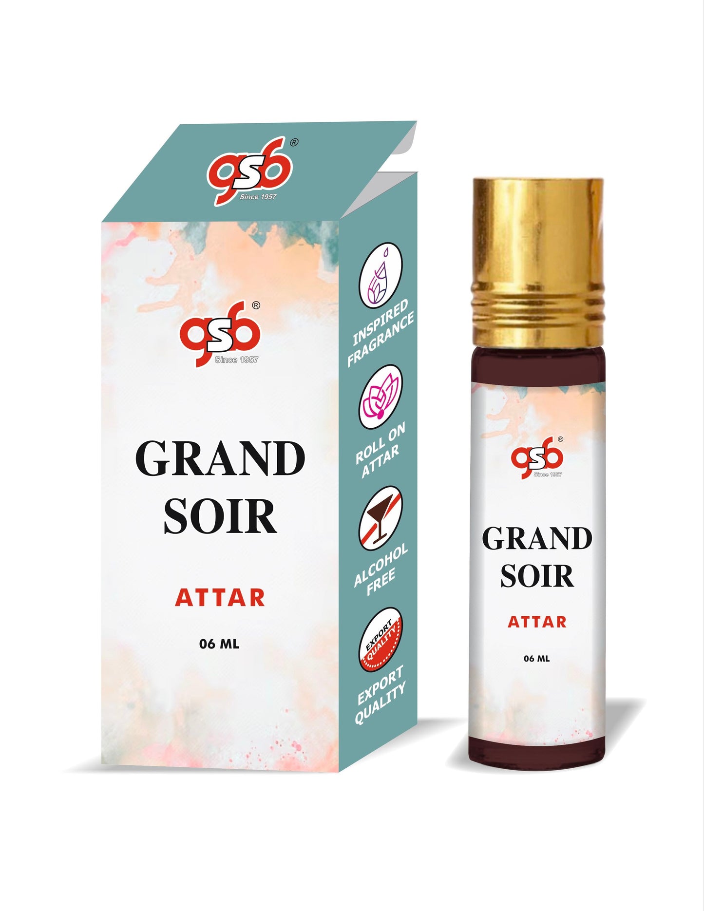 GSB Grand Soir Attar Inspired From MFK Grand Soir | Clone Fragrance | Perfume Roll On | Alcohol Free | Long Lasting | Unisex