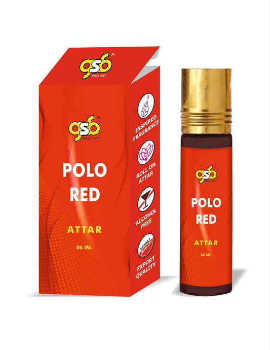 GSB Polo Red Attar Inspired From Polo Red Rlaph Luaren | Clone Fragrance | Perfume Roll On | Alcohol Free | Long Lasting | Unisex