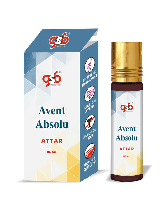 GSB Avent Absolu Attar Inspired From Greed Avent Absolu | Clone Fragrance | Perfume Roll On | Alcohol Free | Long Lasting | Unisex
