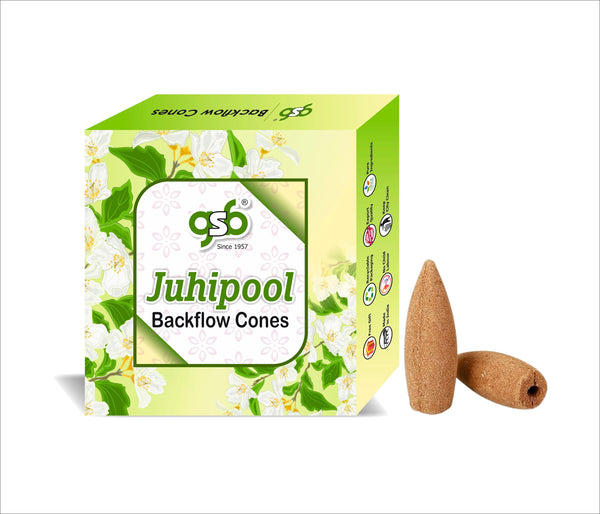 GSB Juhiphool Premium Backflow Cones | Best For Smoke Fountain | Backflow Cone | No Charcoal | No Bamboo