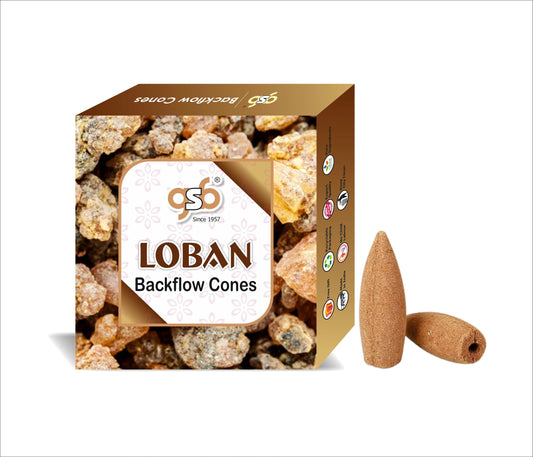 GSB Loban Premium Backflow Cones | Best For Smoke Fountain | Backflow Cone | No Charcoal | No Bamboo