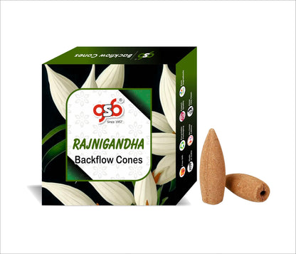 GSB Rajnigandha Premium Backflow Cones | Best For Smoke Fountain | Backflow Cone | No Charcoal | No Bamboo