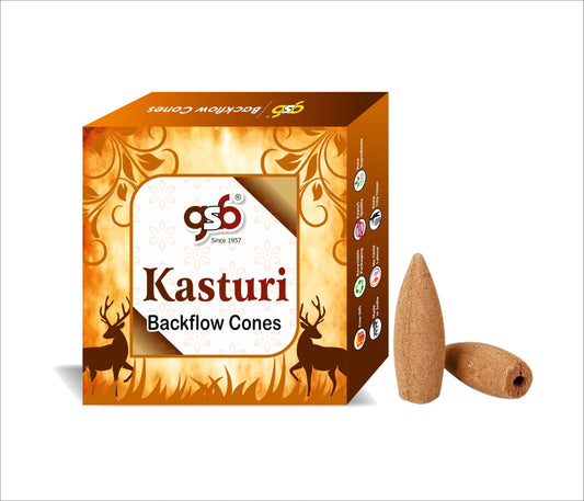 GSB Kasturi Premium Backflow Cones | Best For Smoke Fountain | Backflow Cone | No Charcoal | No Bamboo